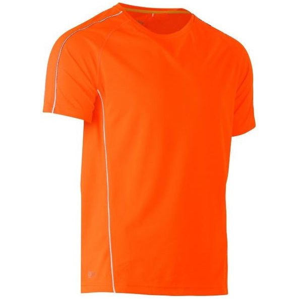 Bisley Hi Vis Cool Mesh Tee With Reflective Piping (BKBF61 & BKBF51) - Ace Workwear