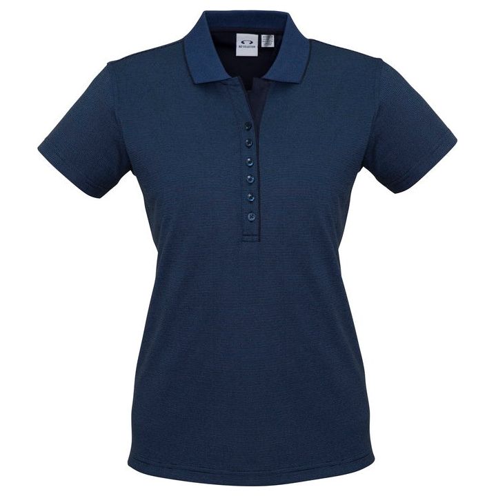 Biz Ladies Shadow Polo (P501LS) Plain Polos Biz Collection - Ace Workwear