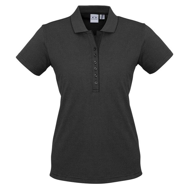 Biz Ladies Shadow Polo (P501LS) Plain Polos Biz Collection - Ace Workwear