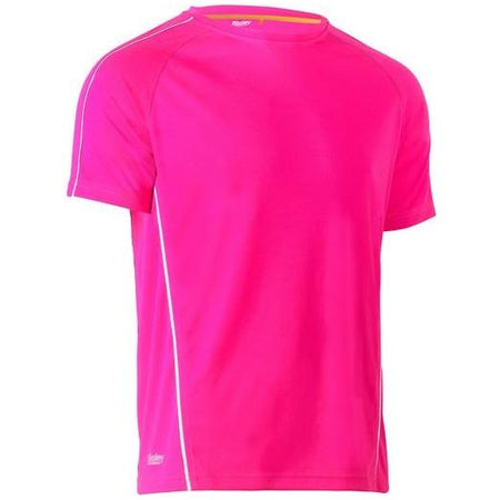 Bisley Cool Mesh Tee With Reflective Piping (BK1426) - Ace Workwear