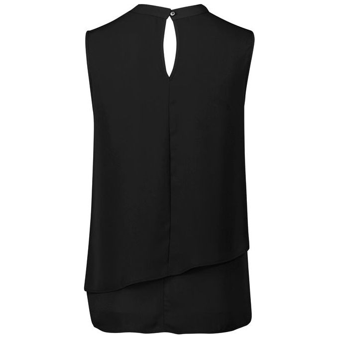 Biz Corporates Seville Womens Sleeveless Layered Blouse (RB260LN)