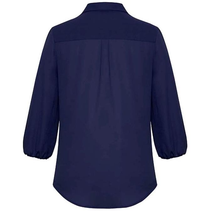 Biz Corporates Womens Lucy 3/4 Sleeve Blouse (RB965LT) Ladies Shirts, signprice Biz Corporates - Ace Workwear