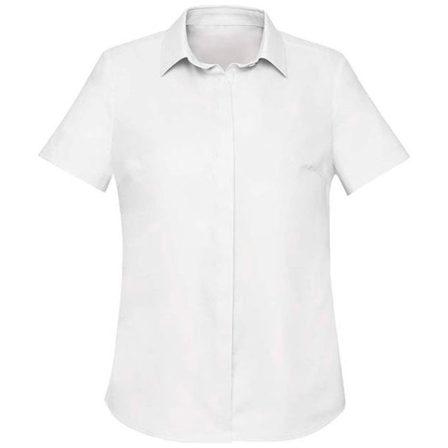 Biz Corporates Womens Charlie S/S Shirt (RS968LS) Ladies Shirts, signprice Biz Corporates - Ace Workwear