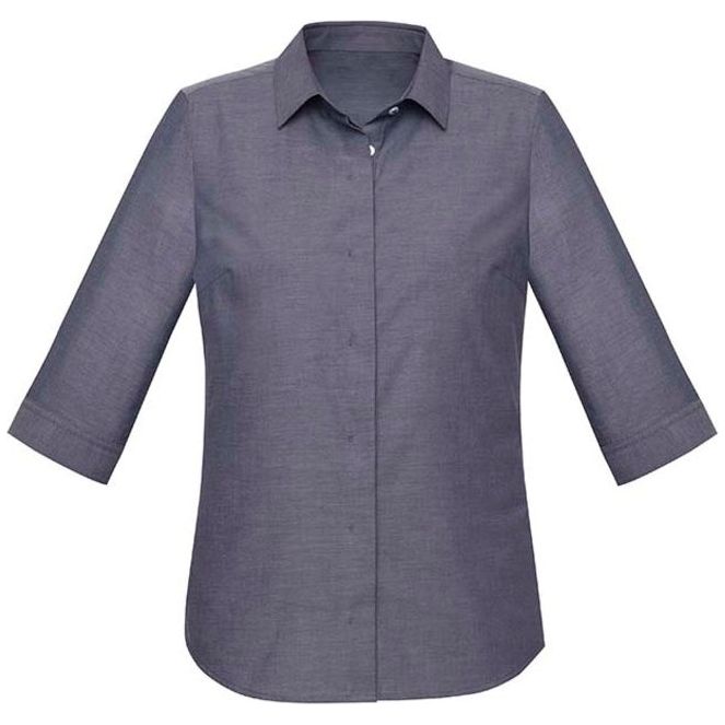 Biz Corporates Womens Charlie 3/4 Shirt (RS968LT) Ladies Shirts, signprice Biz Corporates - Ace Workwear