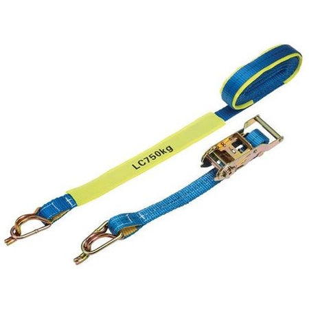 LINQ Ratchet Tie Down 25mmx5m 0.75T Captive J-Hook (RTDJ255) Ratchets LINQ - Ace Workwear