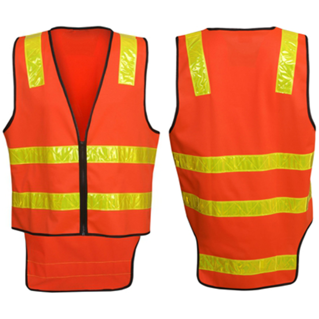 Hi Vis Vic Road Style Day Night Safety Vest (V86) Hi Vis Vest Blue Whale - Ace Workwear