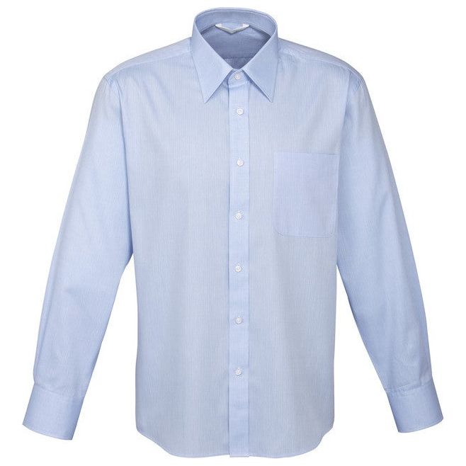 Biz Collection Luxe Mens Long Sleeve Shirt (S10210) Mens Shirts Biz Collection - Ace Workwear