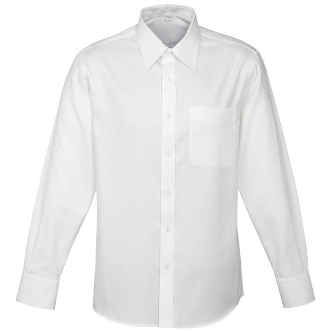 Biz Collection Luxe Mens Long Sleeve Shirt (S10210) Mens Shirts Biz Collection - Ace Workwear