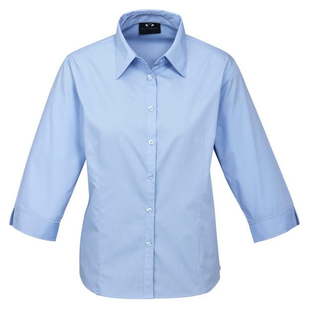 Biz Ladies Base 3/4 Sleeve Shirt (S10521) Ladies Shirts Biz Collection - Ace Workwear