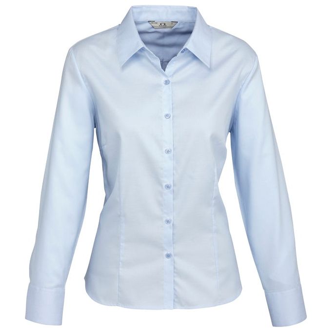 Biz Ladies Luxe Long Sleeve Shirt (S118LL) Ladies Shirts Biz Collection - Ace Workwear