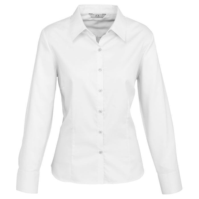 Biz Ladies Luxe Long Sleeve Shirt (S118LL) Ladies Shirts Biz Collection - Ace Workwear