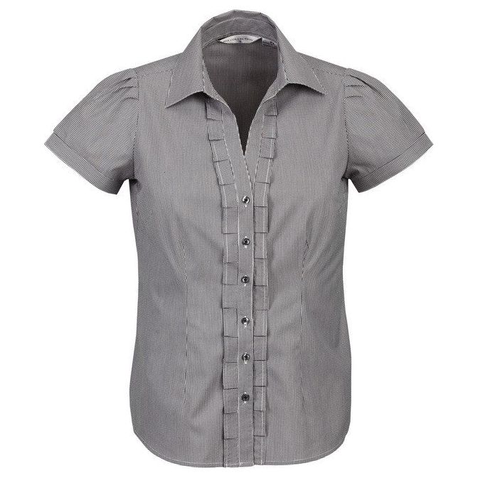 Biz Collection Edge Short Sleeve Ladies Top (S267LS) Ladies Shirts Biz Collection - Ace Workwear