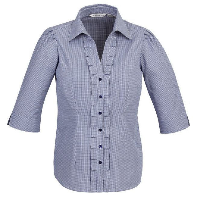 Biz Collection Edge 3/4 Sleeve Ladies Top (S267LT) Ladies Shirts Biz Collection - Ace Workwear