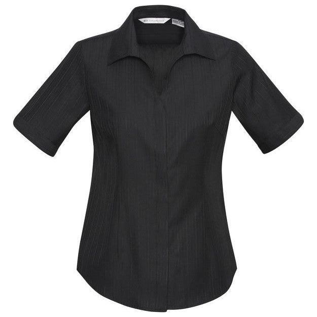 Biz Collections Preston Short Sleeve Ladies Top (S312LS) Ladies Shirts Biz Collection - Ace Workwear