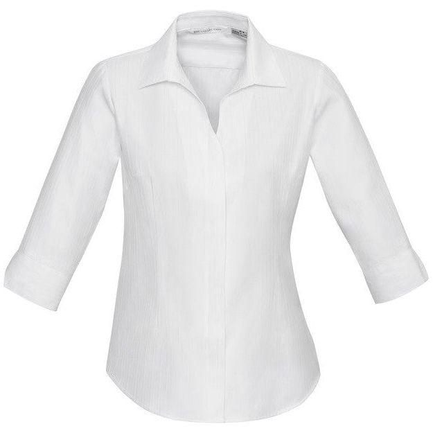 Biz Collection Preston 3/4 Sleeve Ladies Top (S312LT) Ladies Shirts Biz Collection - Ace Workwear