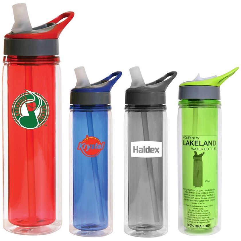 Lakeland 600ml Tritan Insulated Water Bottle (Carton of 48pcs) (S733) Drink Bottles - Plastic, signprice Promo Brands - Ace Workwear