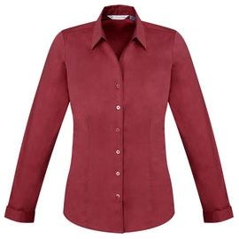 Biz Collection Monoco Ladies Long Sleeve Shirt - (S770LL) Ladies Shirts Biz Collection - Ace Workwear