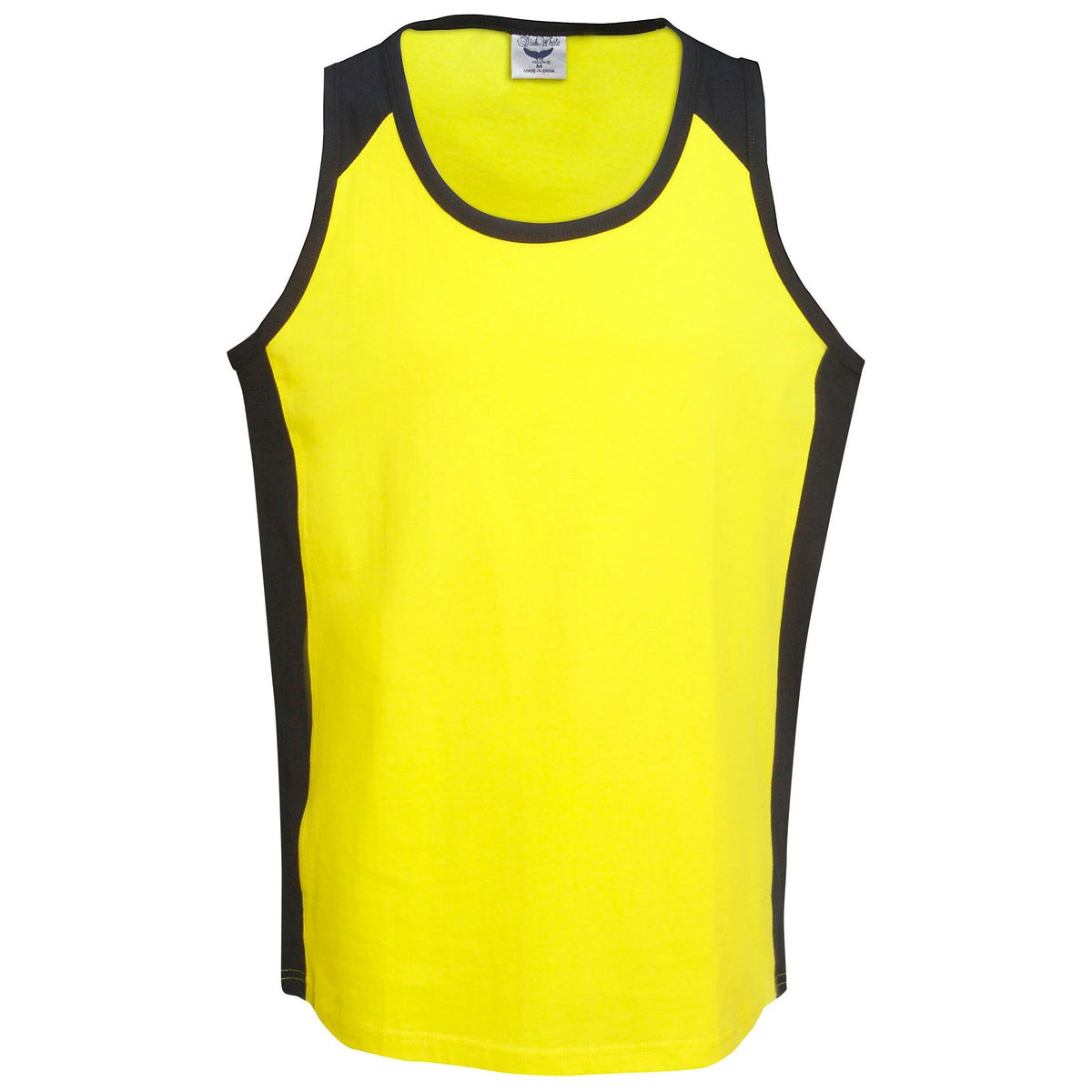 Hi Vis Cotton Singlet (S84) Hi Vis Tees & Singlet Blue Whale - Ace Workwear