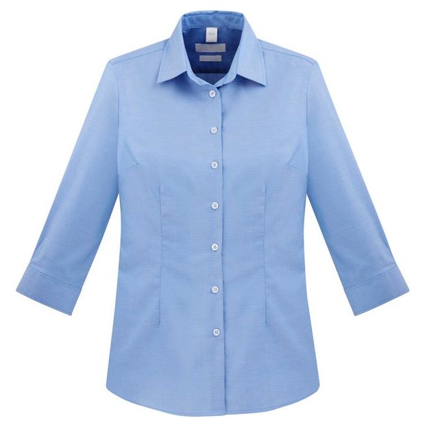 Biz Ladies Regent 3/4 Sleeve Shirt (S912LT) Ladies Shirts Biz Collection - Ace Workwear