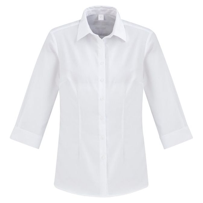 Biz Ladies Regent 3/4 Sleeve Shirt (S912LT) Ladies Shirts Biz Collection - Ace Workwear