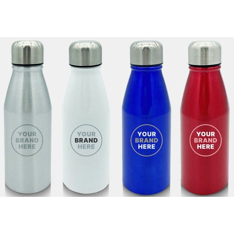 Vita Aluminium 450ml Water Bottle (Carton of 100pcs) (S937)