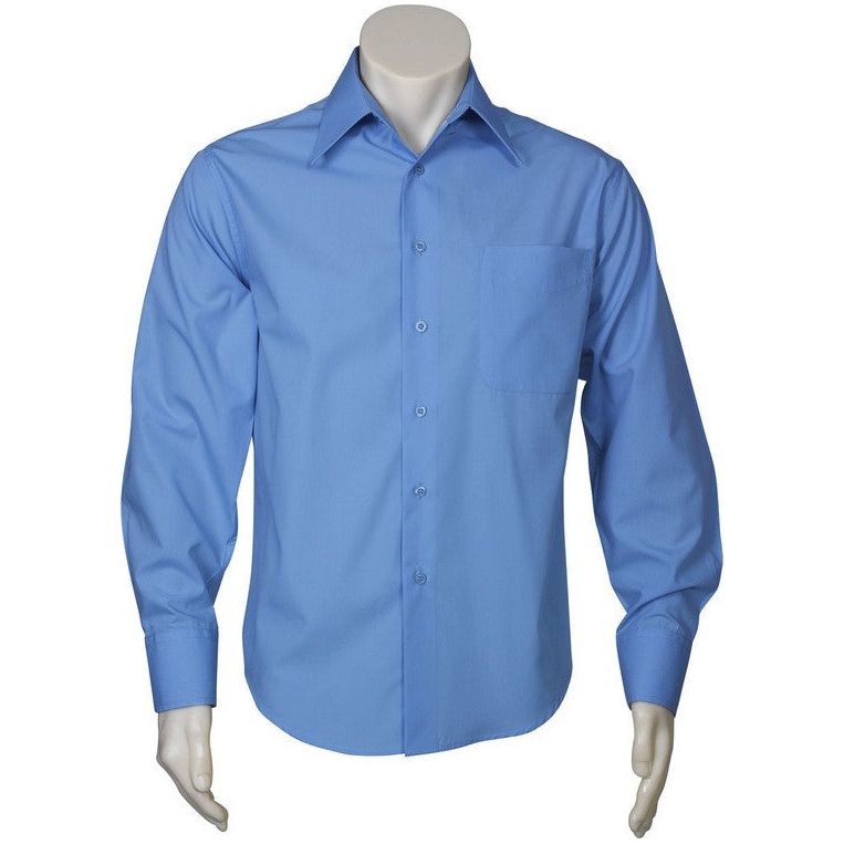 Biz Collection Metro Mens Long Sleeve Shirt (SH714) Mens Shirts Biz Collection - Ace Workwear