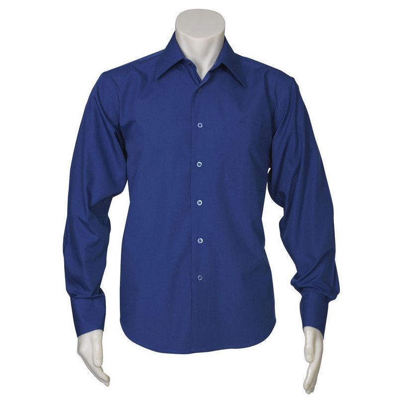 Biz Collection Metro Mens Long Sleeve Shirt (SH714) Mens Shirts Biz Collection - Ace Workwear