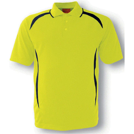 Bocini Hi Vis Safety Style Polo Short Sleeve (SP0752) Hi Vis Polo With Designs, signprice Bocini - Ace Workwear