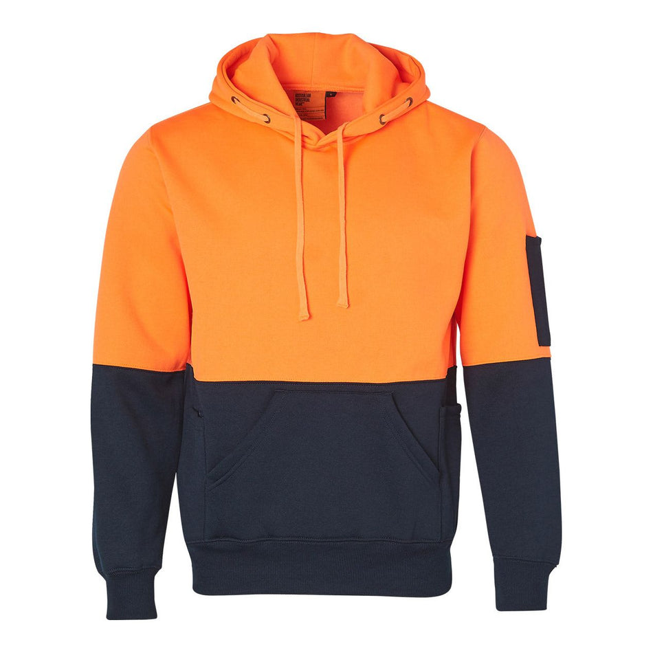 Winning Spirit Hi-Vis Two Tone Fleecy Hoodie Unisex (SW38) - Ace Workwear