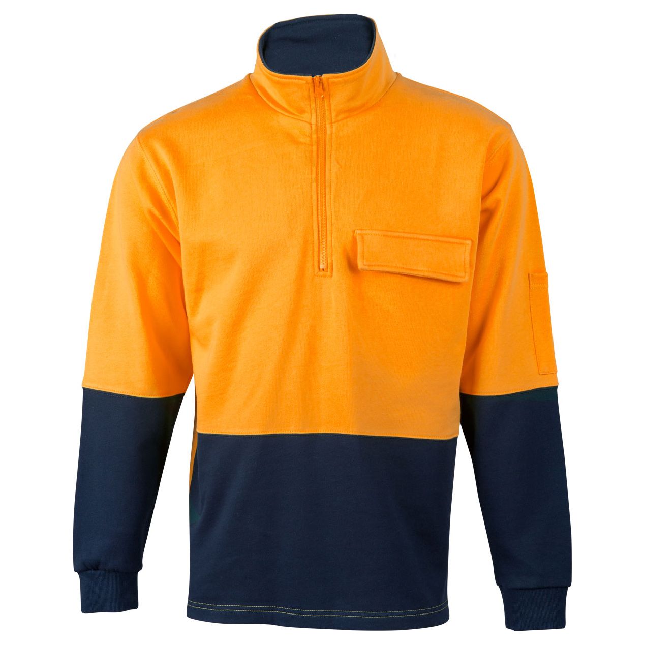 Winning Spirit Hi-Vis Two Tone Fleece Sweat (SW47) - Ace Workwear