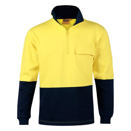 Winning Spirit Hi-Vis Two Tone Fleece Sweat (SW47) - Ace Workwear