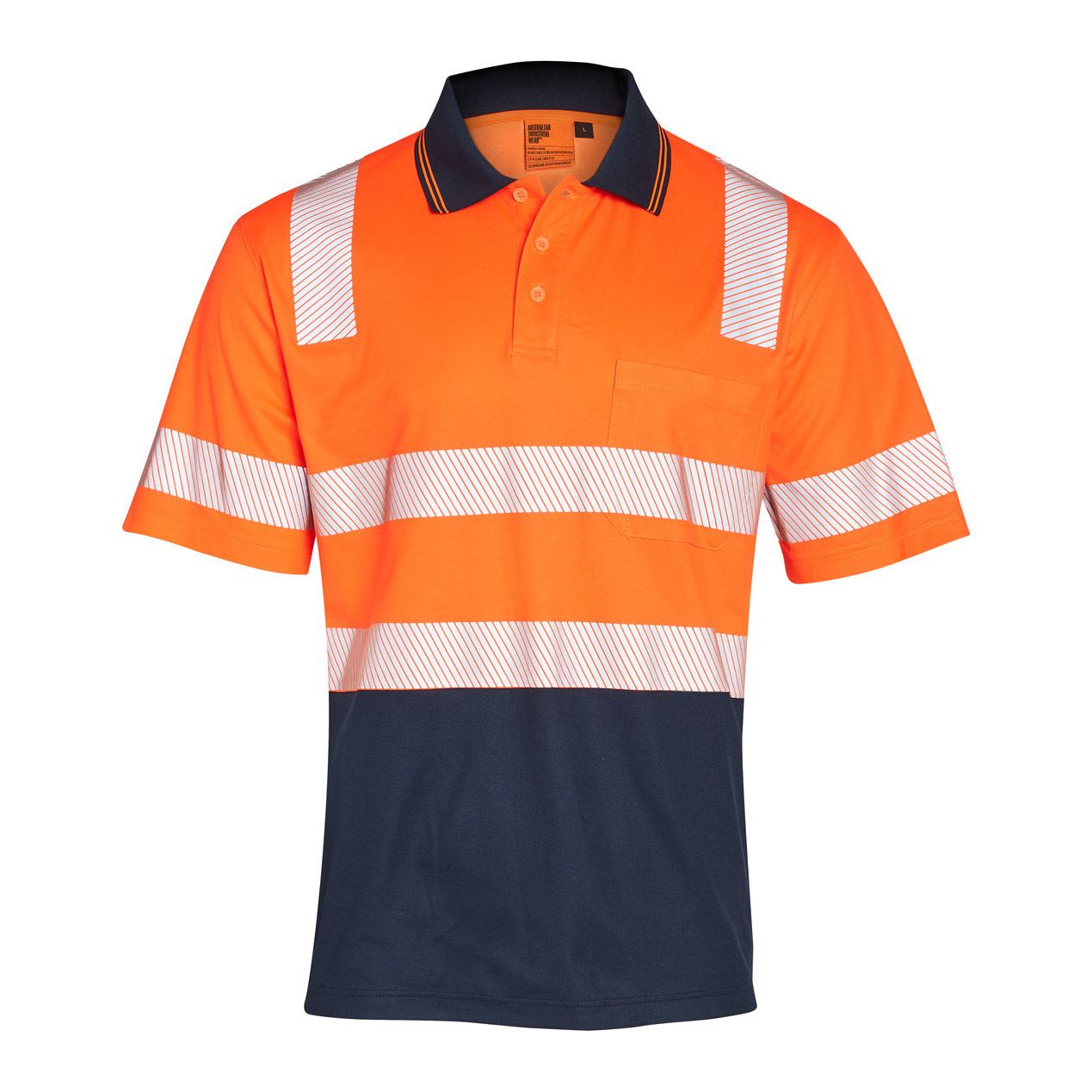 Winning Spirit Unisex Truedry Biomotion Segmented SS Safety Polo (SW73) - Ace Workwear