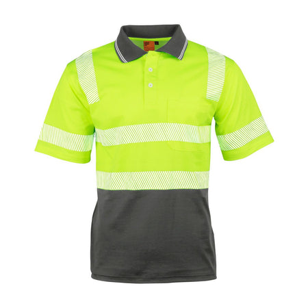 Winning Spirit Unisex Truedry Biomotion Segmented SS Safety Polo (SW73) - Ace Workwear