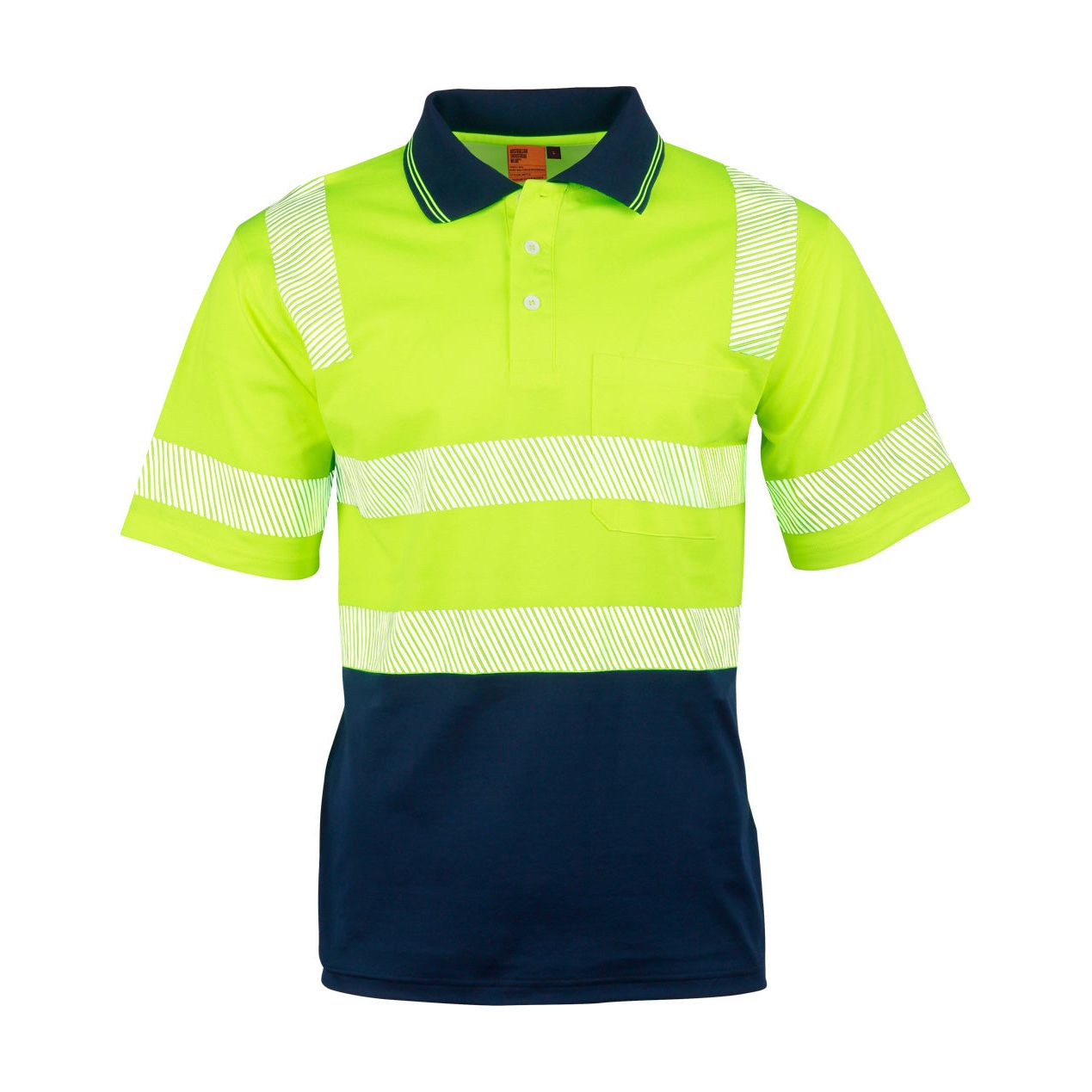 Winning Spirit Unisex Truedry Biomotion Segmented SS Safety Polo (SW73) - Ace Workwear