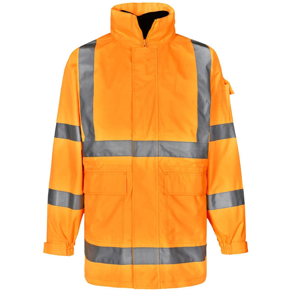 Winning Spirit VIC Rail Hi Vis Safety Jacket - Unisex (SW75) - Ace Workwear