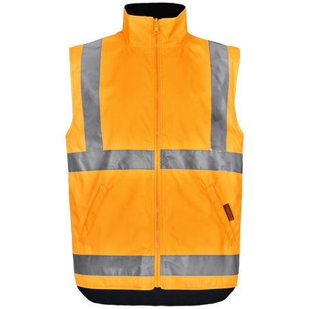 Winning Spirit VIC Rail Hi Vis Reversible Safety Vest - Unisex (SW76) - Ace Workwear