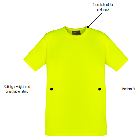 Syzmik Mens Hi Vis Tee Shirt (ZH290) - Ace Workwear