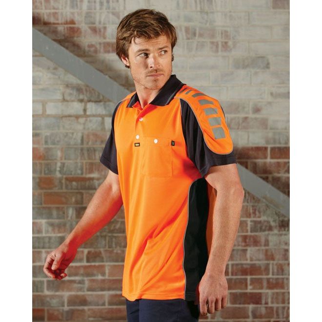 Visitec Hi Vis Chief Polo Microfibre Short Sleeve (V1000)