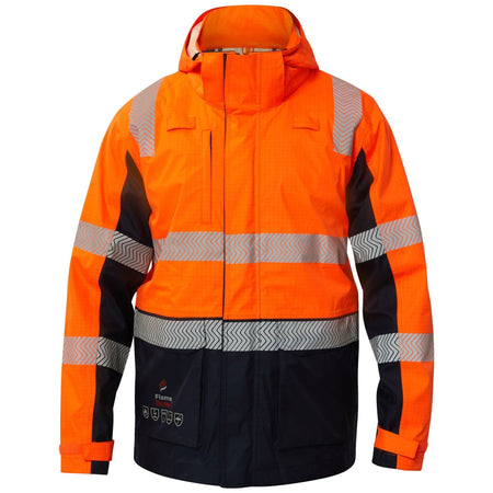 Workcraft Torrent HRC2 Reflective Wet Weather Jacket With Tape (FJV033) - Ace Workwear