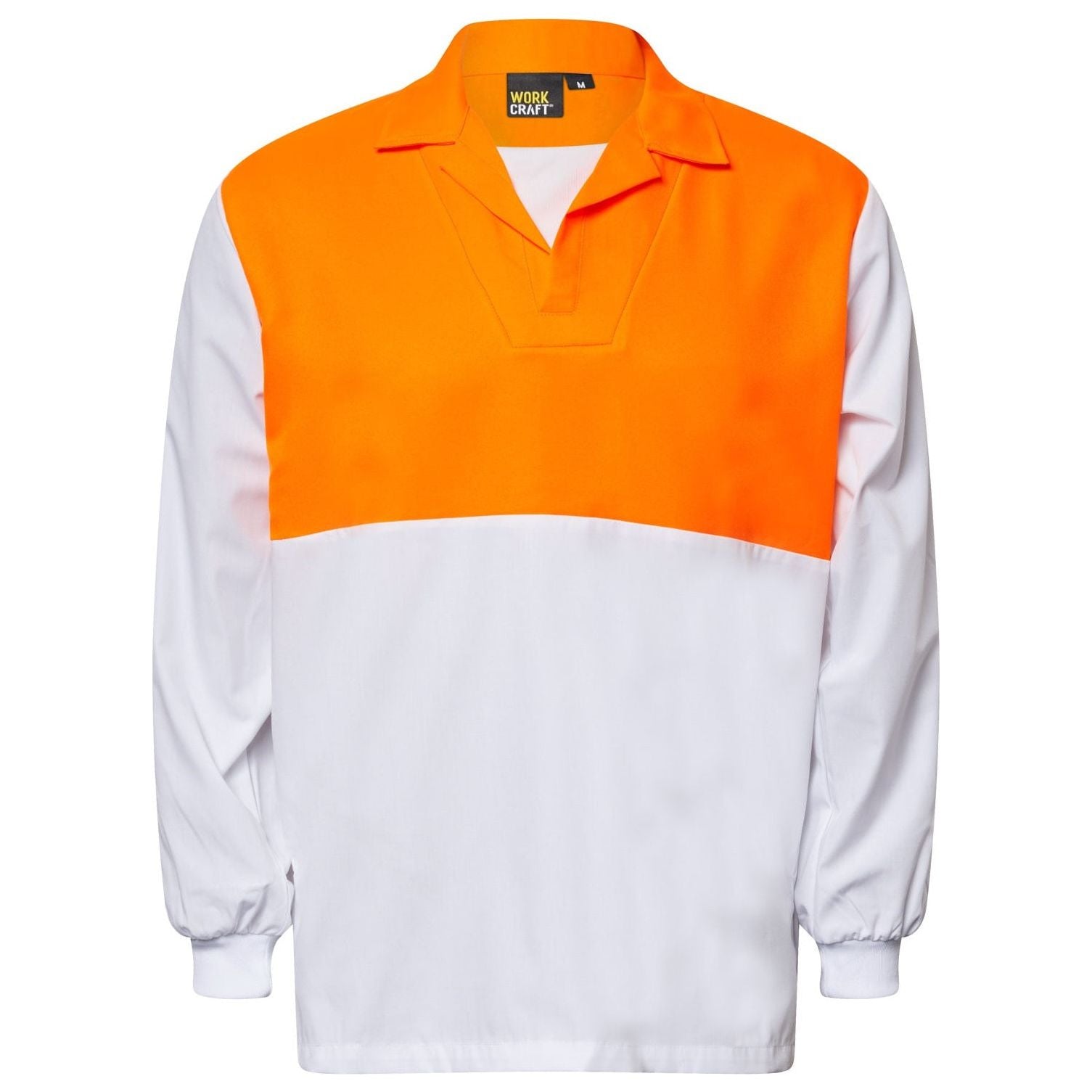 Workcraft Hi Vis Long Sleeve Food Industry Jacshirt With Modesty Insert (WS6072) - Ace Workwear