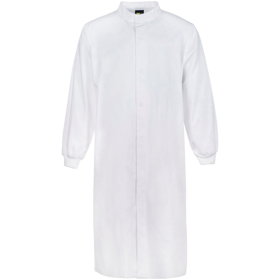 Workcraft Long Sleeve Food Industry Long Length Dustcoat With Mandarin Collar (WJ3020)