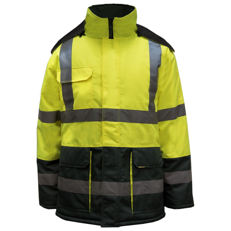 Workcraft Hi Vis Reflective Freezer Jacket With Tape (WFJ001)