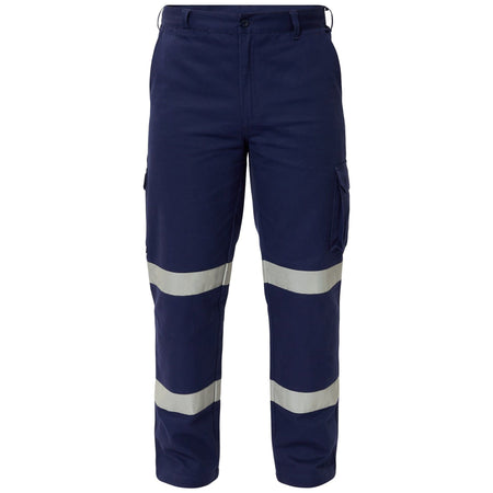 Workcraft Cargo Cotton Drill Trouser With Reflective Tape (WP4017) - Ace Workwear