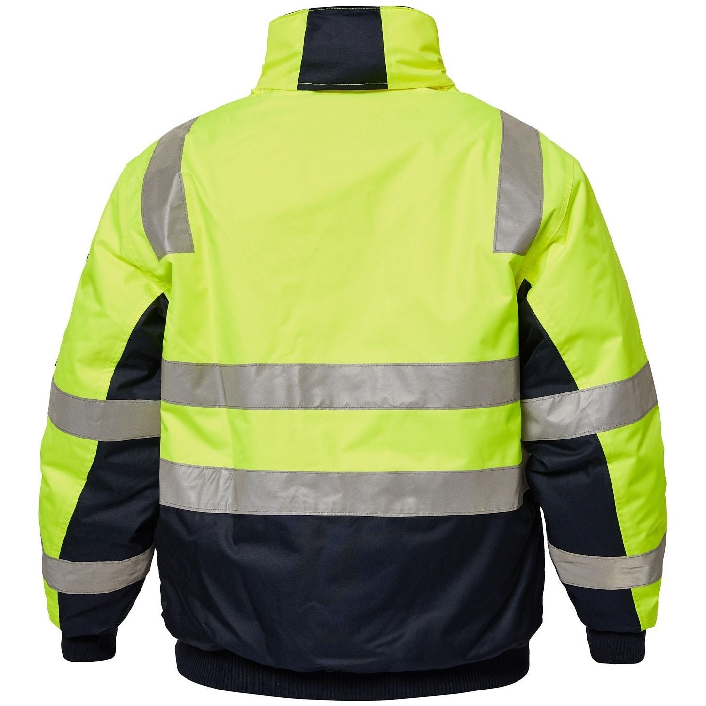 Hi Vis Modern Bomber Jacket With Reflective Tape (WW9011) Hi Vis Cold & Wet Wear Jackets & Pants, signprice Workcraft - Ace Workwear