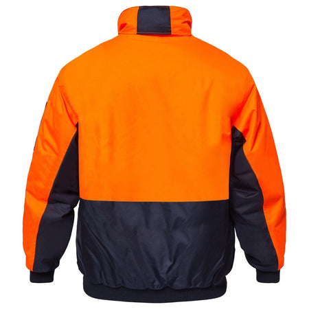 Workcraft Hi Vis Modern Bomber Jacket (WW9012) - Ace Workwear