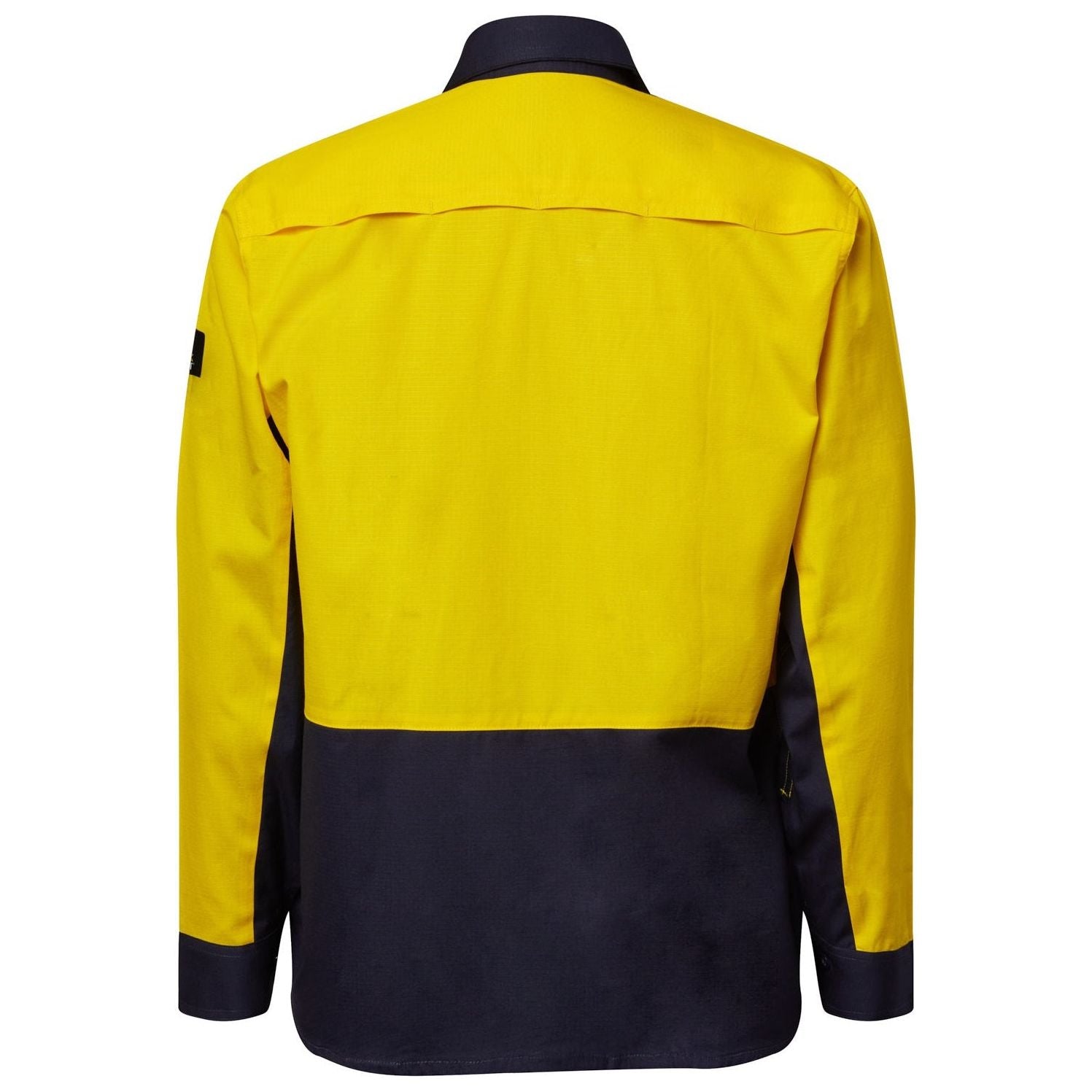 Workcraft Hi Vis Long Sleeve Vented Rip Stop Shirt (WS6066) - Ace Workwear