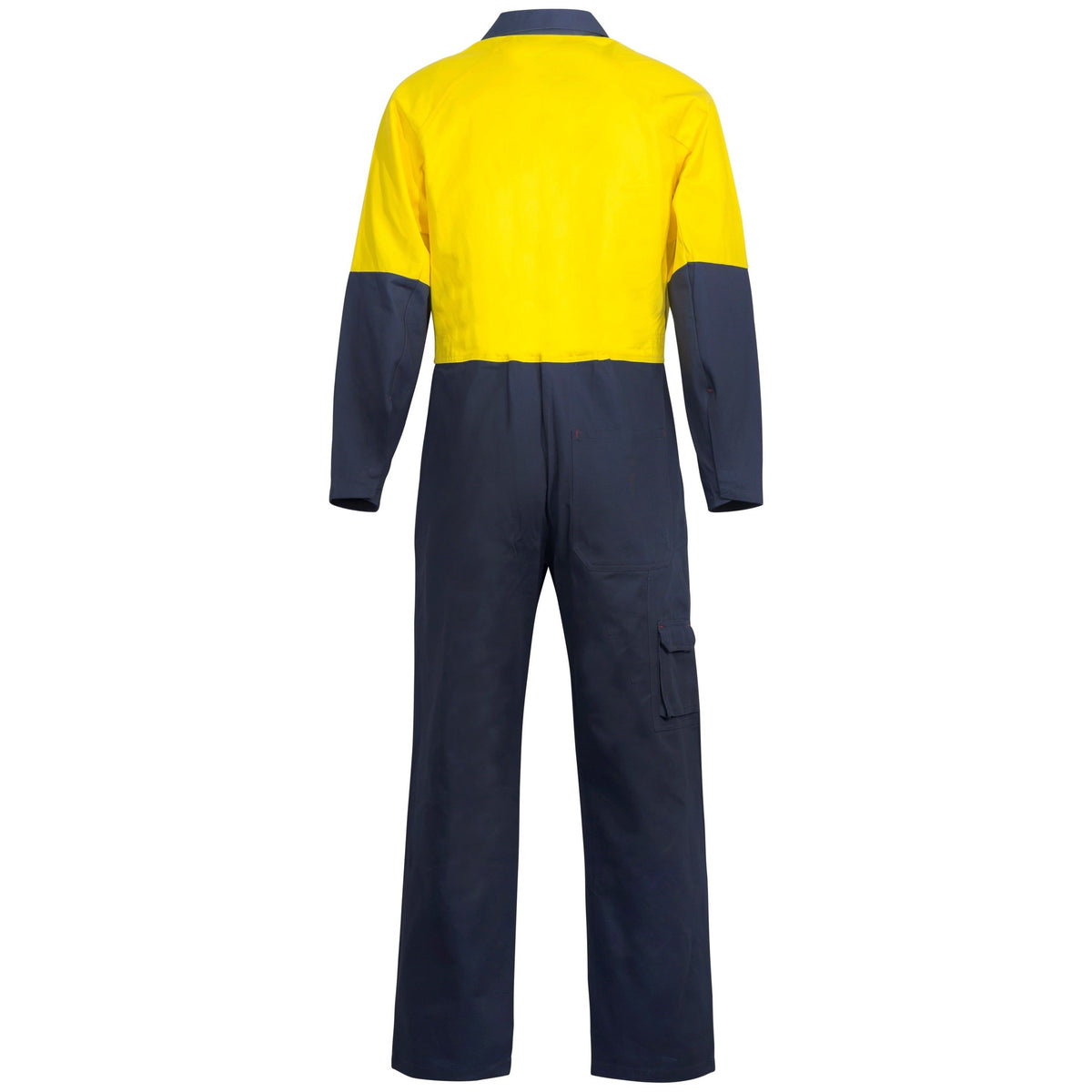 Workcraft Hi Vis Two Tone Cotton Drill Coveralls (WC3051) - Ace Workwear