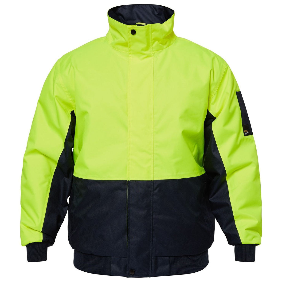 Workcraft Hi Vis Modern Bomber Jacket (WW9012) - Ace Workwear