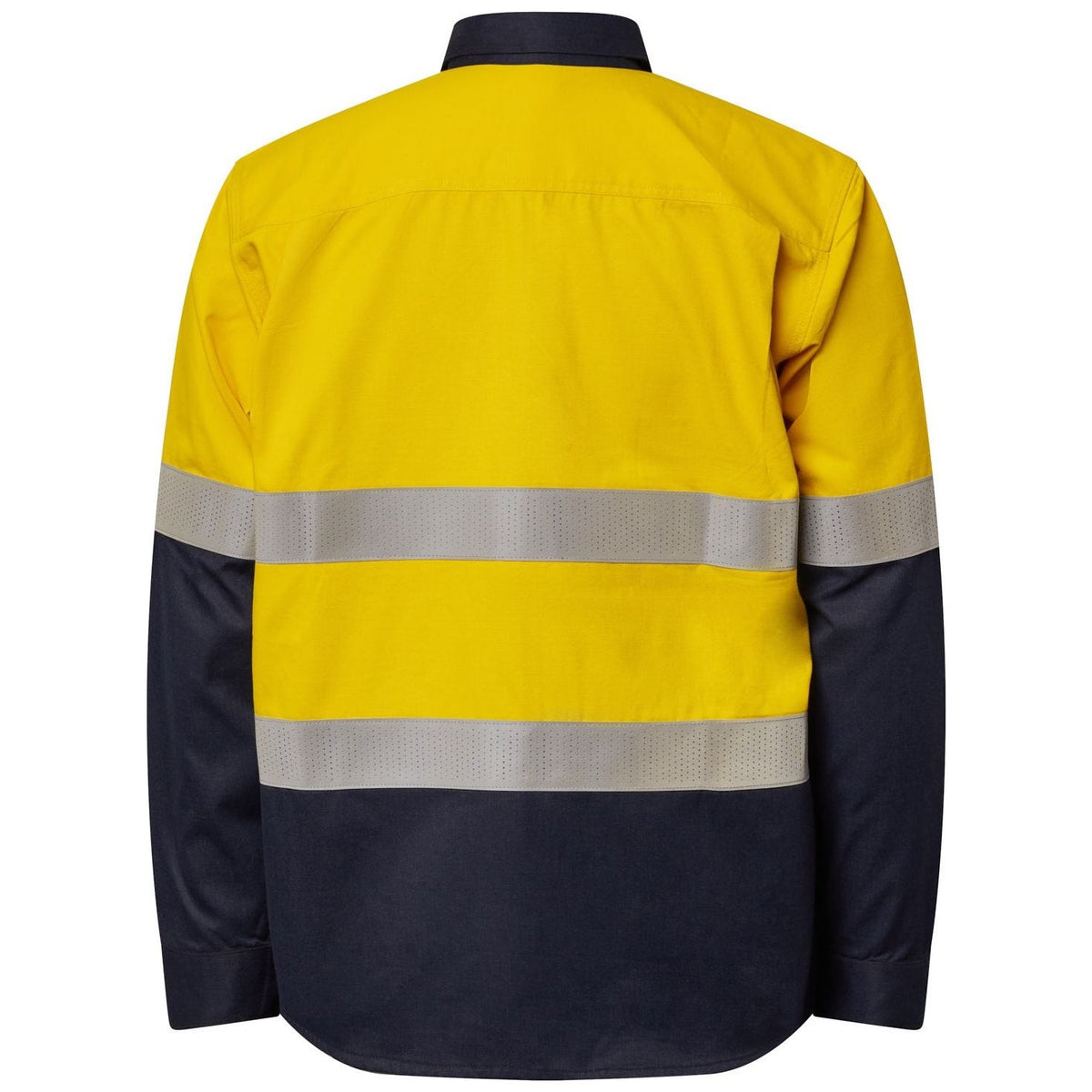 Workcraft Torrent HRC2 Mens Hi Vis Two Tone Open Front Shirt With Gusset Sleeves And FR Reflective Tape (FSV014A) - Ace Workwear