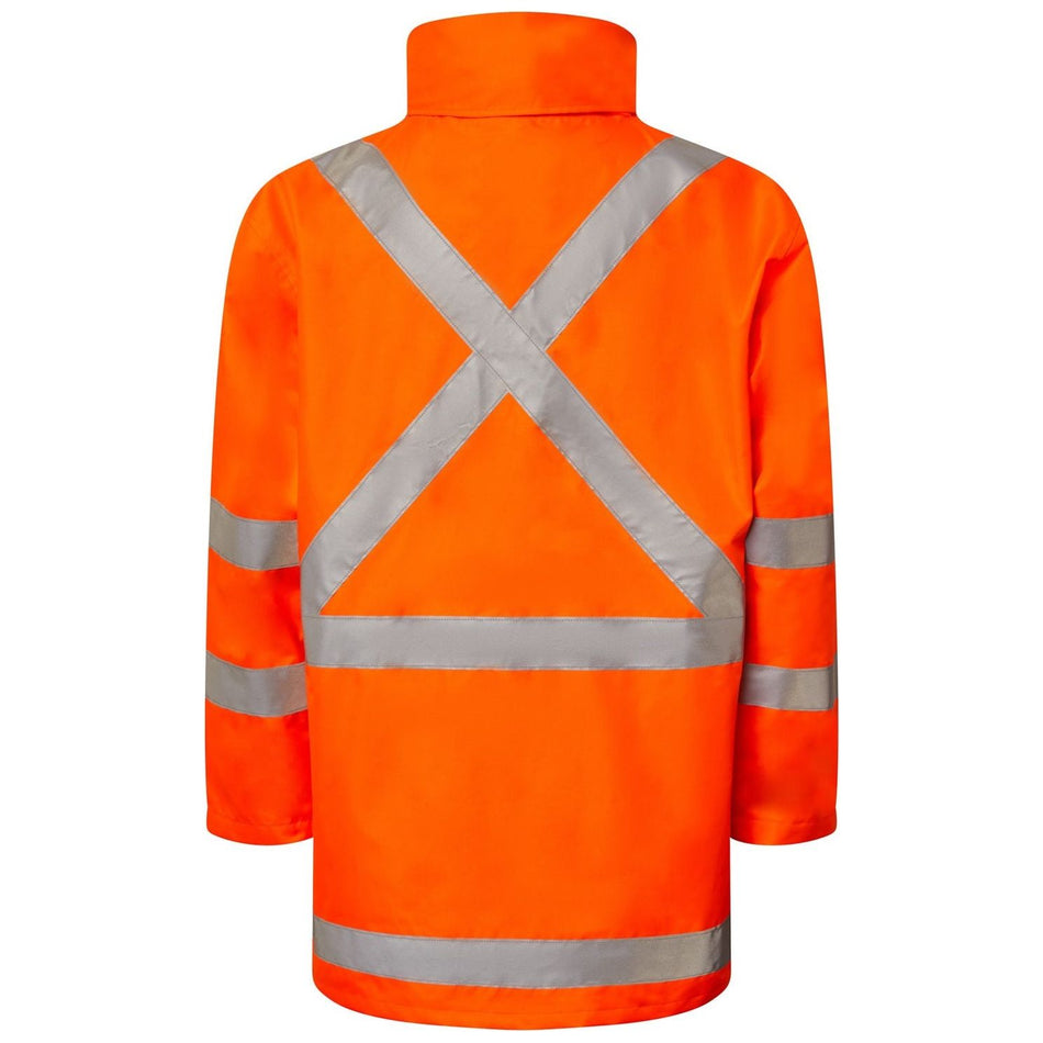 Workcraft NSW Rail Hi Vis Reflective Jacket With X Pattern Tape (WW9017)